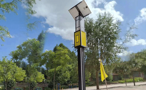 同仁智慧路灯安装